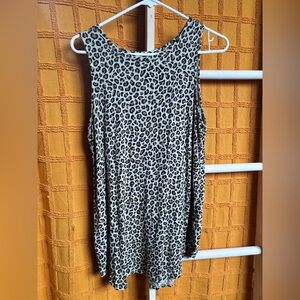 Old Navy Leopard Print Tank Top